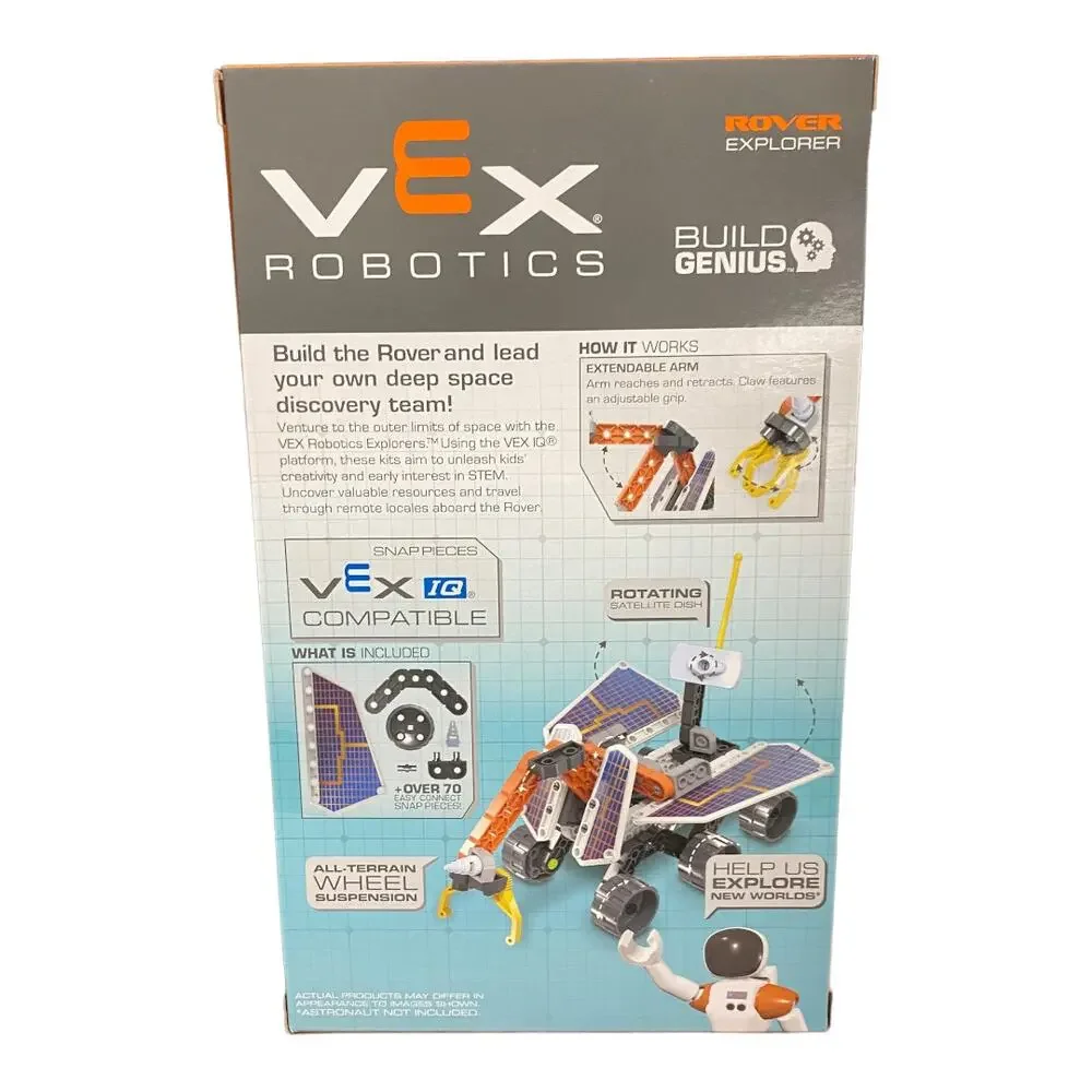 Hexbug Vex Robotics Rover Explorer STEM Starter Construction Kit 70+ Pieces New